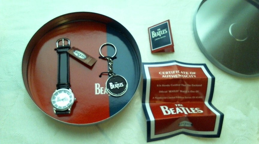 VINTAGE the Beatles Fossil Limited Edition Watch Set/1997/li