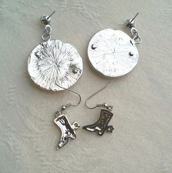 Vintage (Lot of 2) Western/Cowgirl themed Earring… - image 3