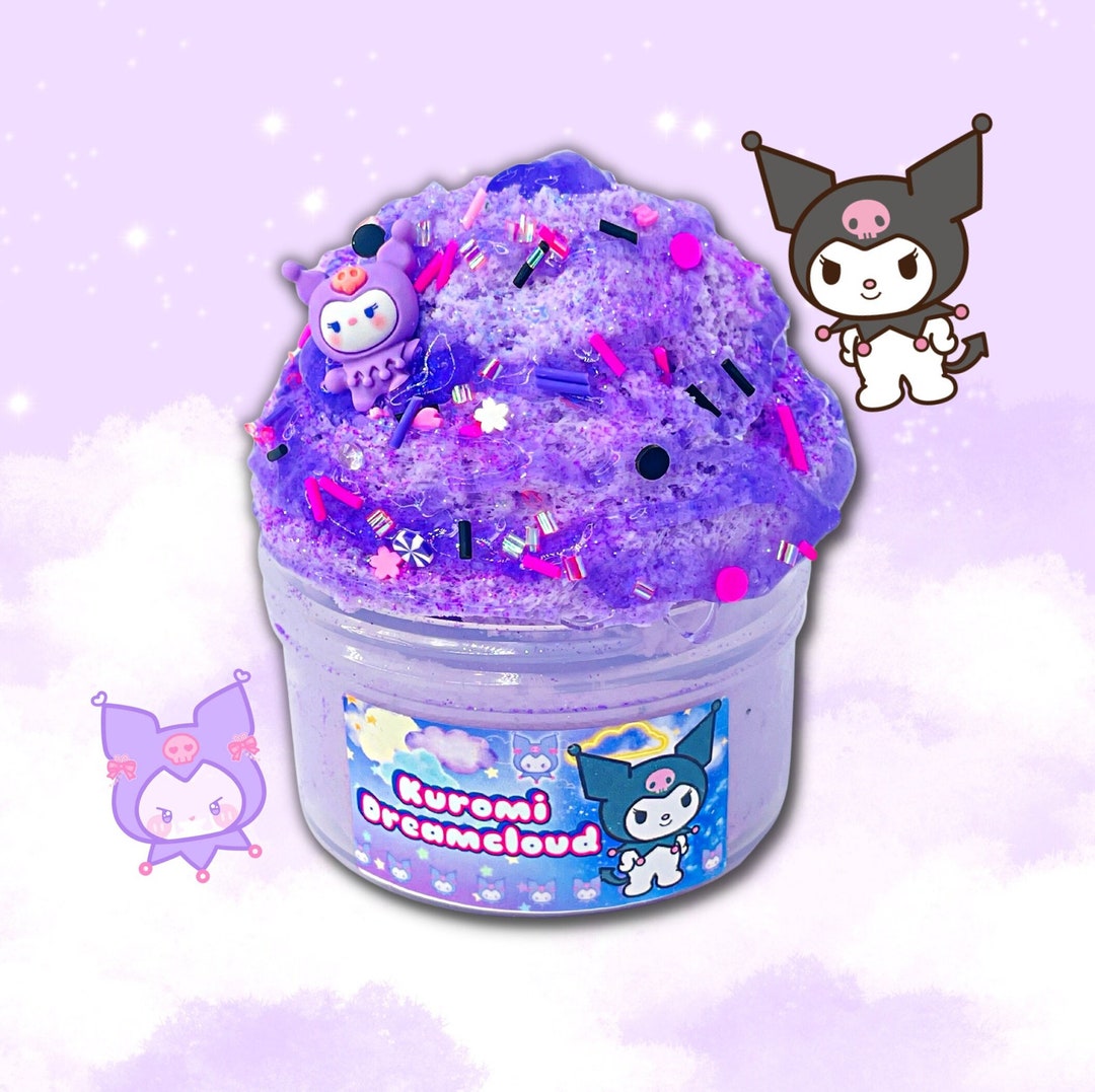 Kuromi Dreamland Fluff Scented Cloud Slime Sensory Toy Kawaii Slime