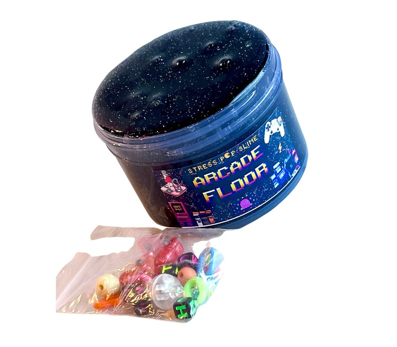 Arcade Floor Light up Scented Slime With Video Game Console Etsy