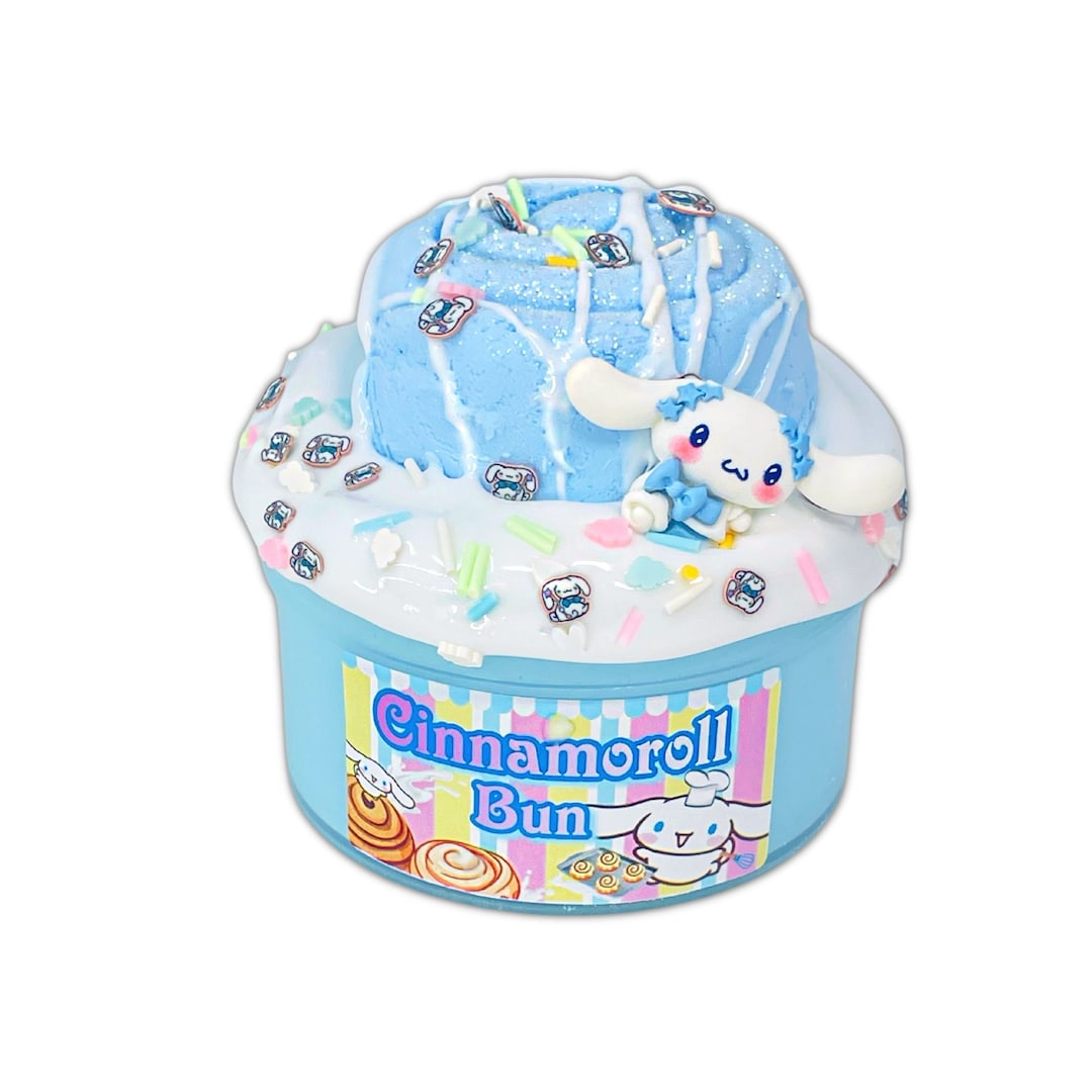 CINNAMOROLL BUN SLIME Clay Kit With Sanrio Inspired Charm Cinnamon Roll