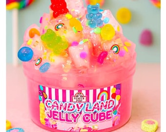 Candyland Jelly Cube Slime: Scented Gummy Bear Slime