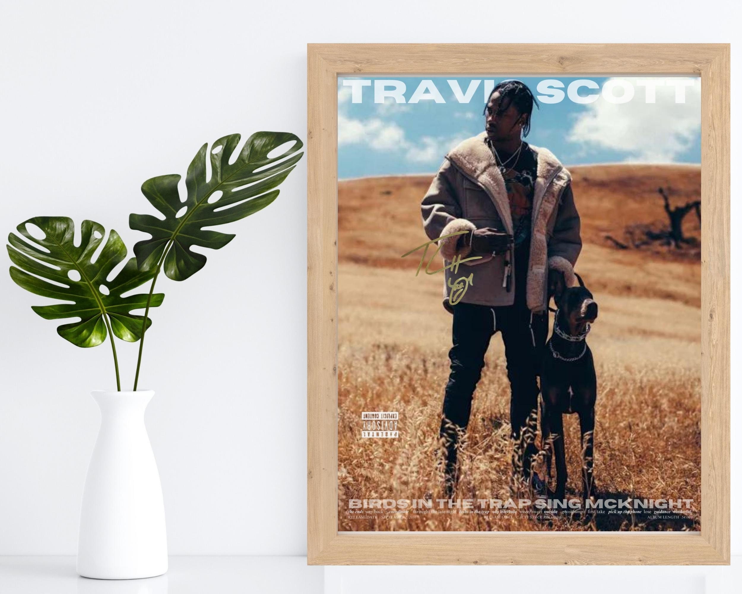 Travis Scott Poster Set – 3-teilige Leinwanddrucke Mit Album-Motiven | Wanddekoration Für Musikfans