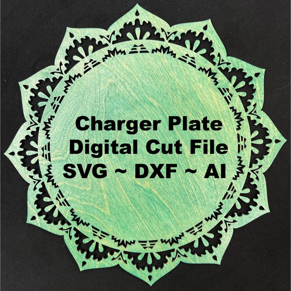Laser Cut Charger Plates Etsy