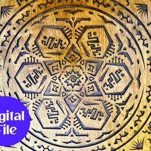 3D Layered Mandala Svg, Mandala Vector, Mandala SVG, Mandala Clipart, Mandala Decal Svg, Mandala SVG for Cricut