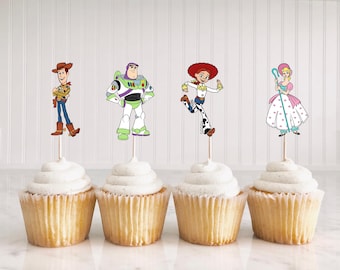 Decorazioni per cupcake a tema Toy Story (download digitale) – Decorazioni per feste