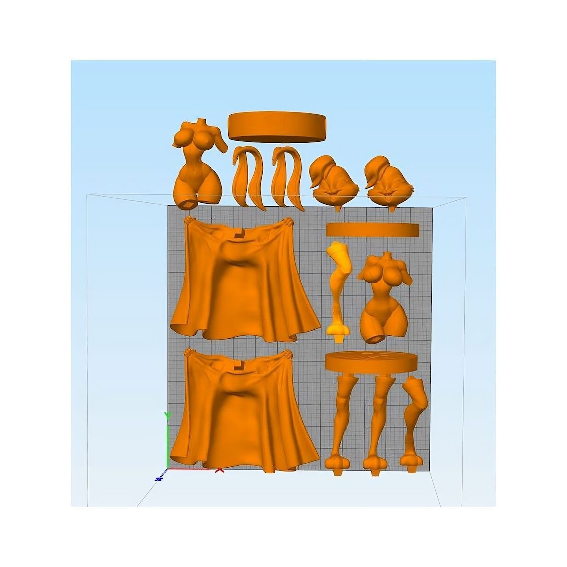 Lola Bunny Clothed &amp; NSFW STL for 3D Printing - Etsy Ireland