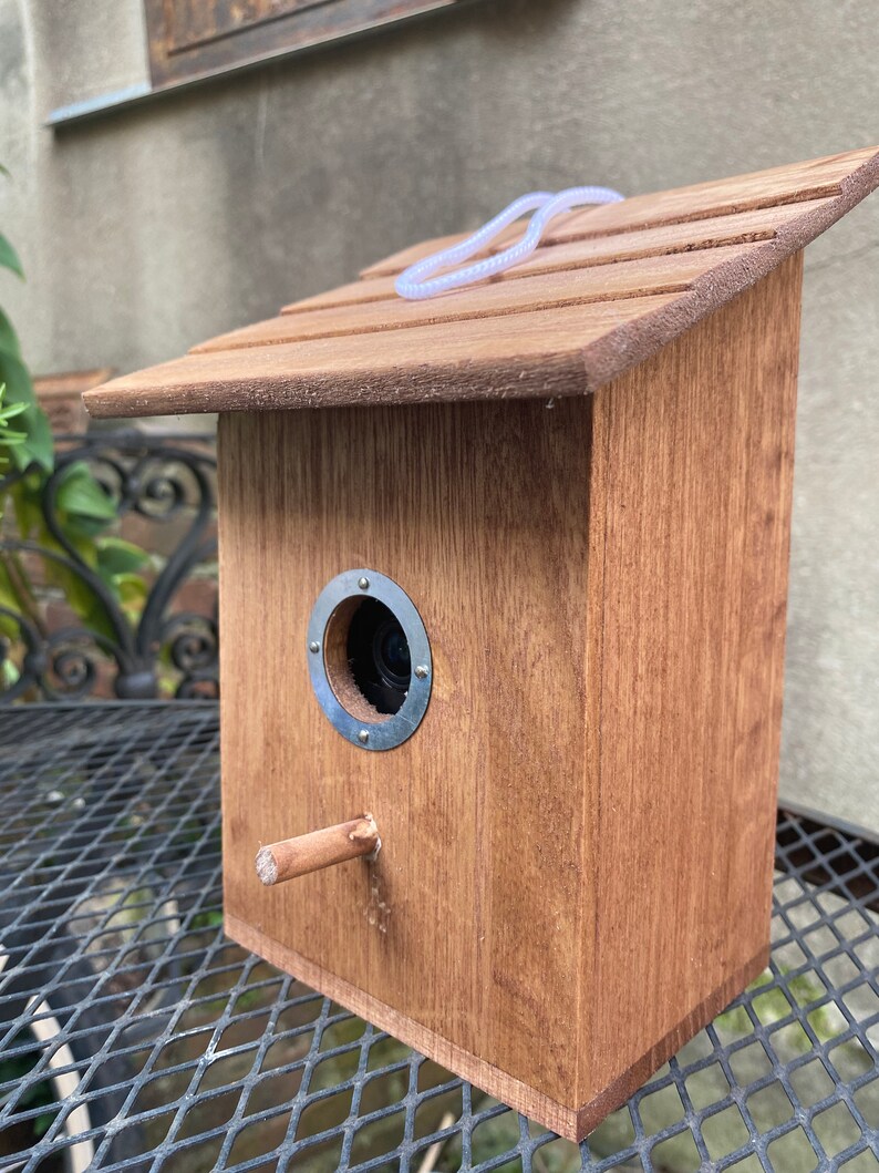 Cherry Stain Classic Ring Birdhouse / Ring Camera Concealer Etsy