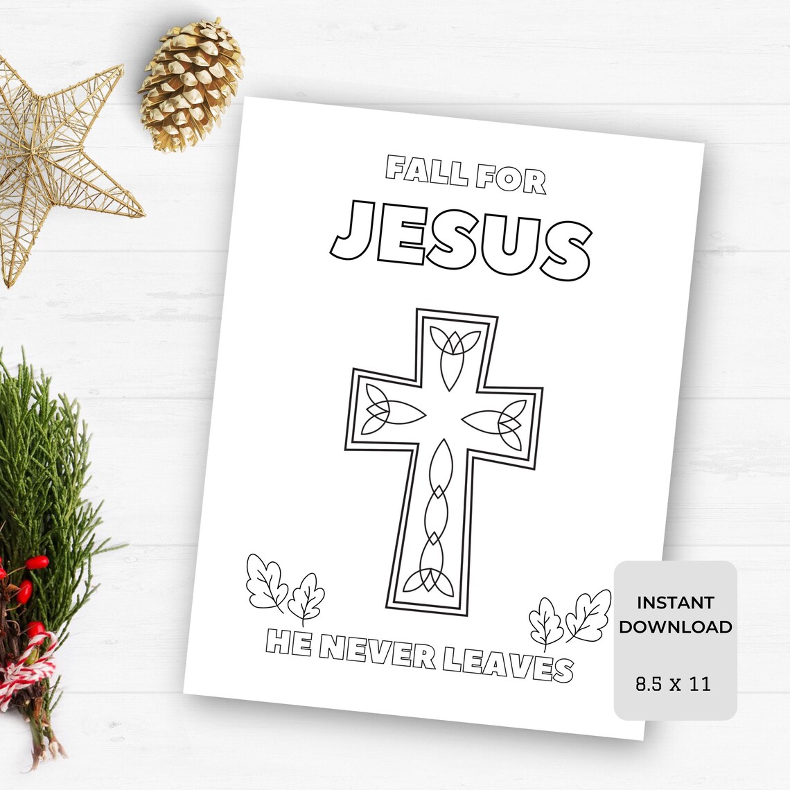 Sunday School Activities, Fall for Jesus Coloring Page, Church ...