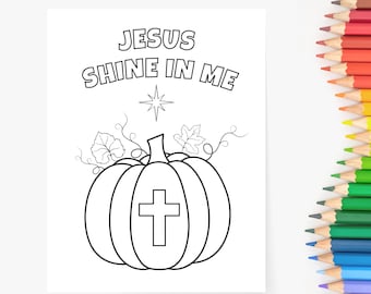 Sunday School Activities, Jesus Shine in Me Coloring Page, Church Activities, Church Craft, Autumn Craft ,Jesus Story Book, Bible Activity