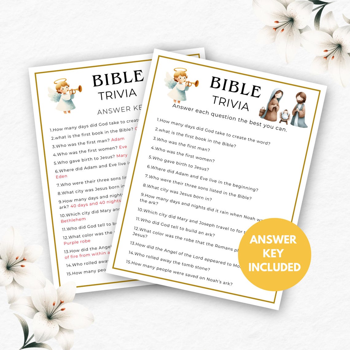 Church Games | Youth Group Game | Bible Trivia | Bible Feud Game ...