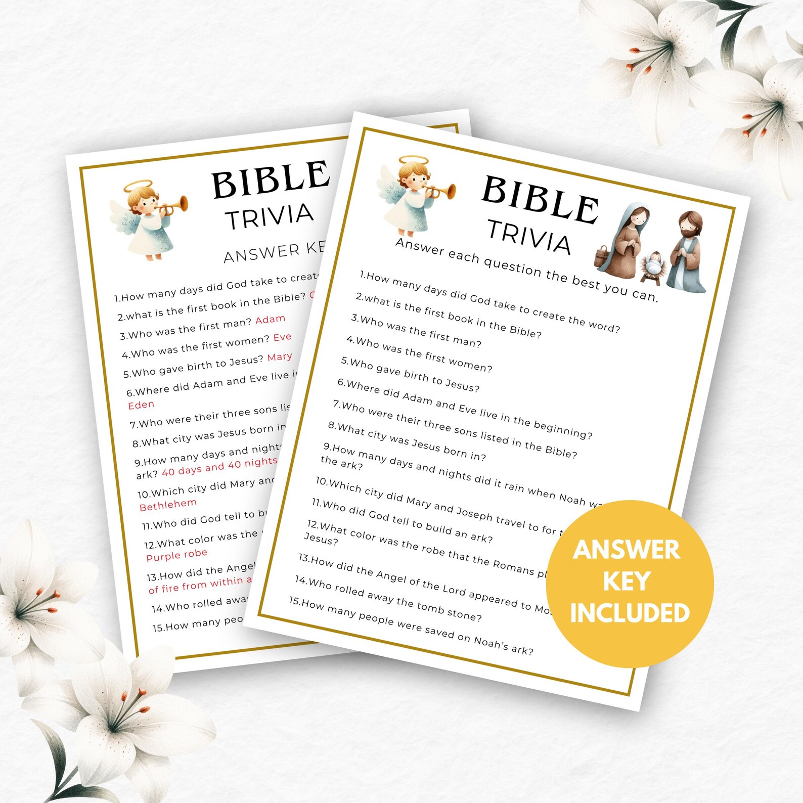 Church Games | Youth Group Game | Bible Trivia | Bible Feud Game ...