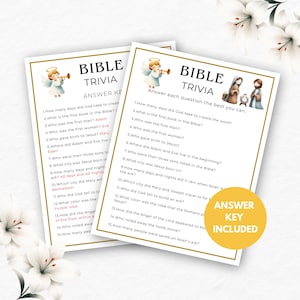Church Games | Youth Group Game | Bible Trivia | Bible Feud Game | Trivia Questions | Christian Printables | Church Activity Sheet
