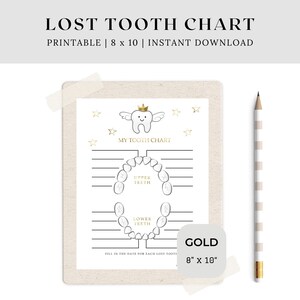 Reçu de fée des dents, lettre fée des dents, carte des dents perdues, certificat dentaire, dent perdue pour enfants, mot de la fée des dents, carte des dents de bébé, fée des dents