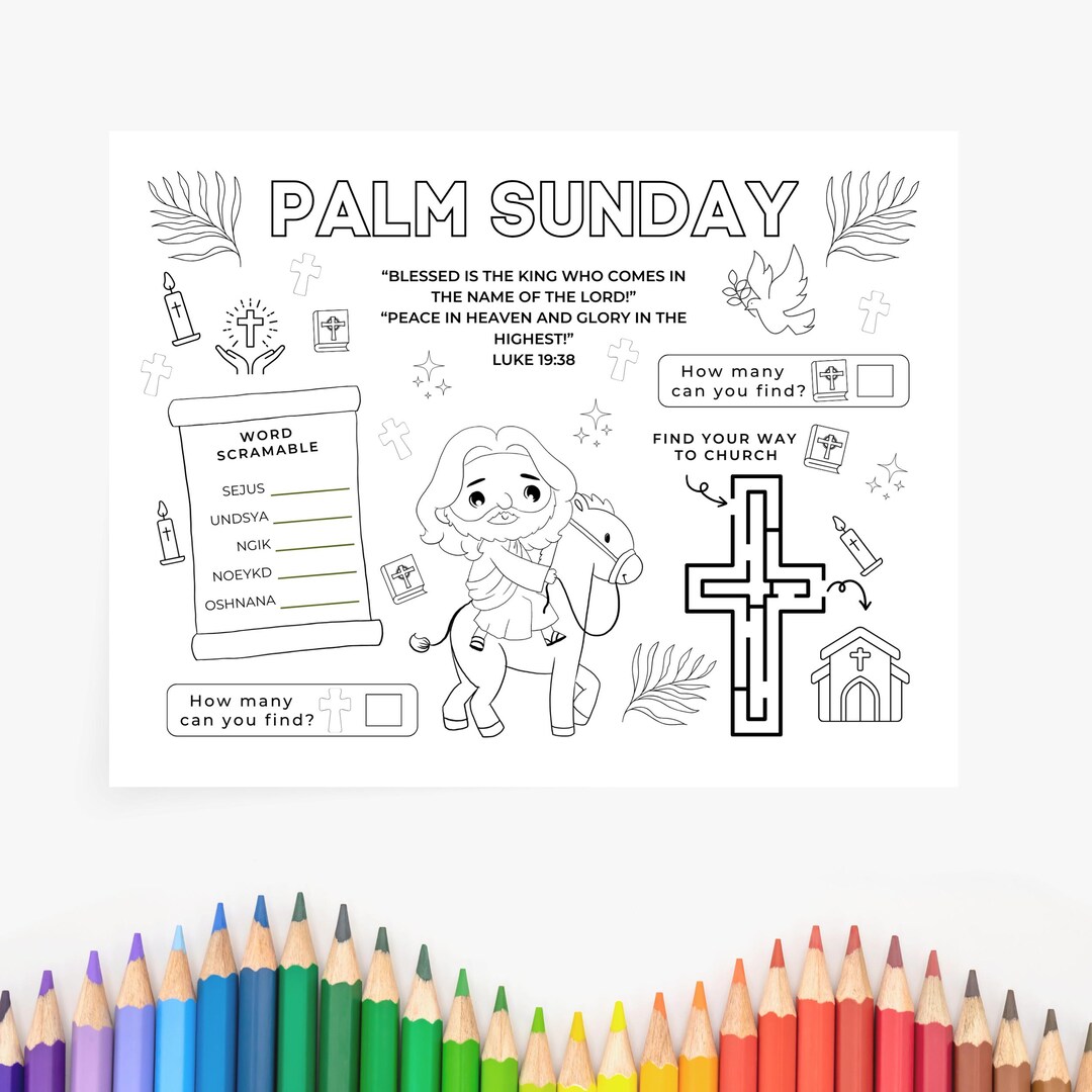 Kids Lent Activity Sheets, Printable Lent Worksheets for Children, Fun ...