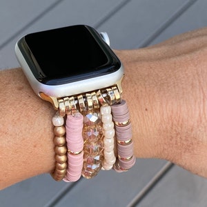 Beaded apple watch band boutique cheap