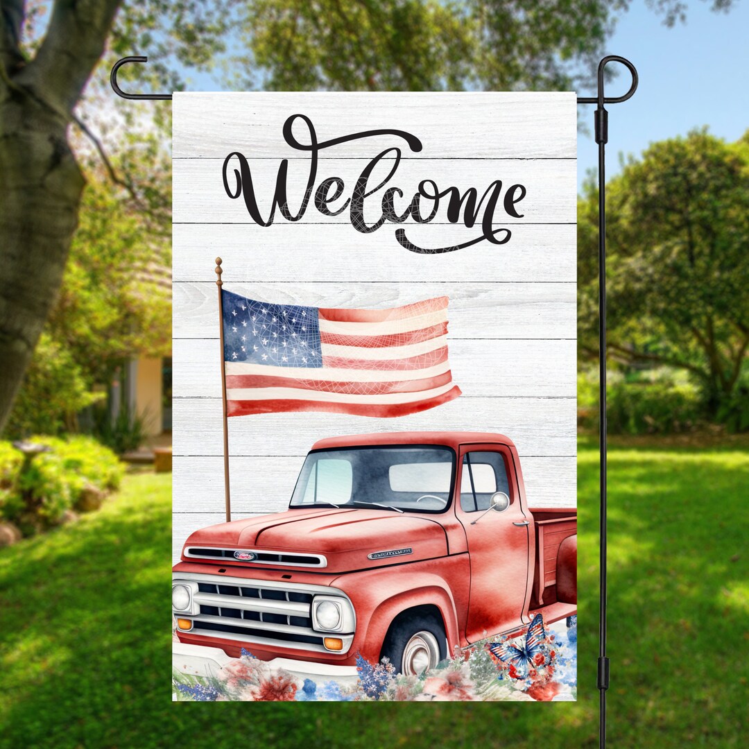 12x18 Upside Down American America In Distress Car - Foto 14