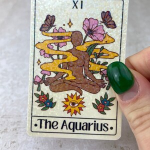 Aquarius Zodiac Sticker Zodiac Aquarius Sticker Zodiac Sticker Set Aquarius Gift Sticker Aquarius Decal Sticker Aquarius Zodiac Sign Gift