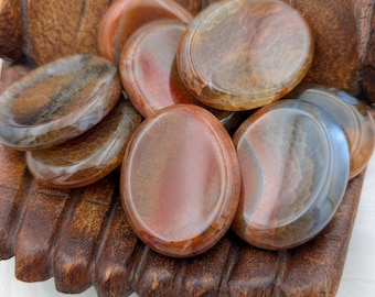 Fire Agate Worry Stone