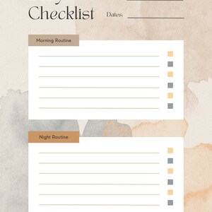 Personal Checklist (Neutral)
