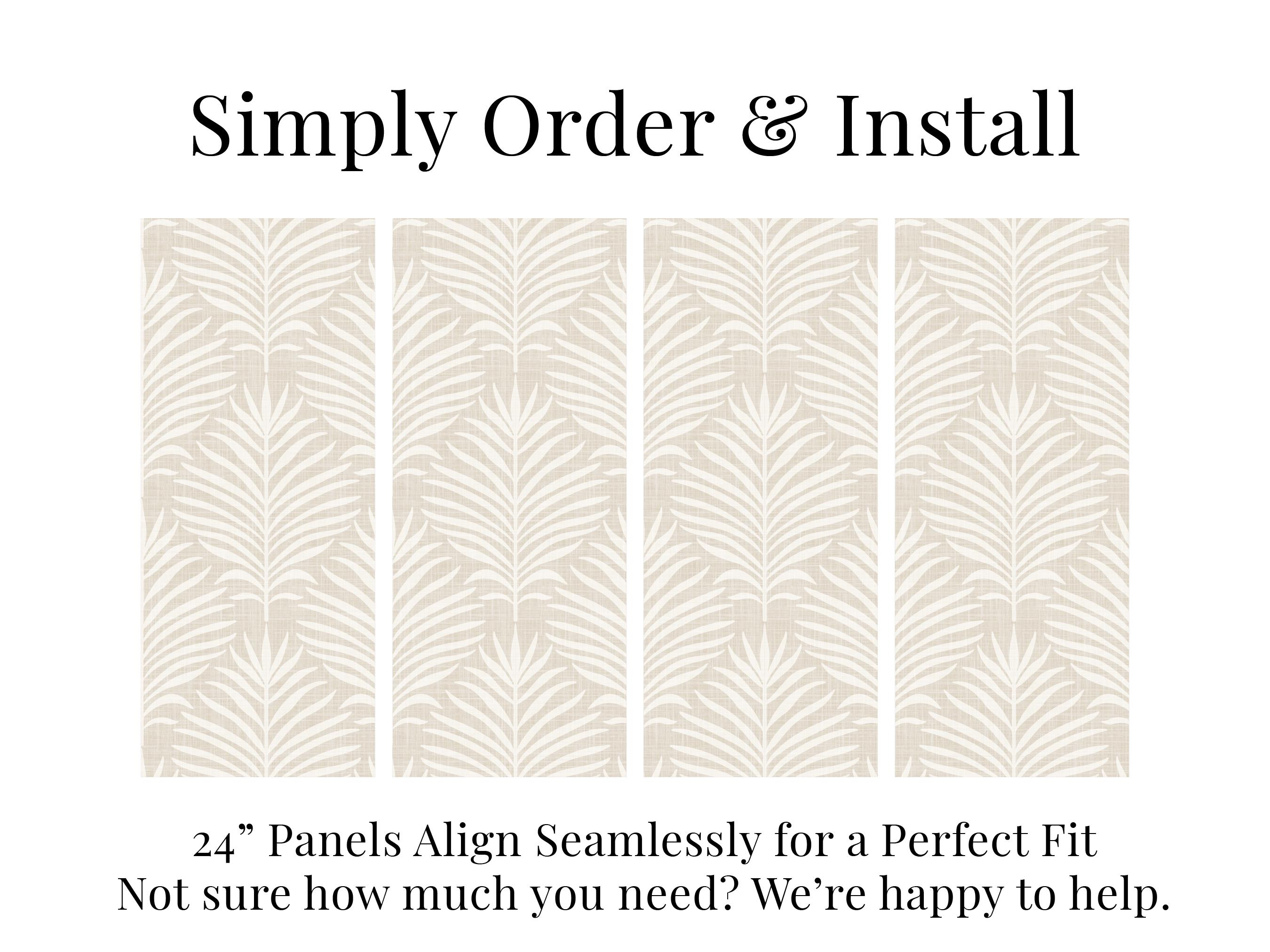 Palm Leaf Wallpaper | Tropical Coastal Nautical | Peel and Stick ...