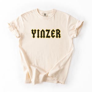 Pittsburgh Football Yinzer Shirt | Black and Gold Tee for Yinzers | Gift for Steel City Fans | Pittsburgh Baseball Hockey Sports