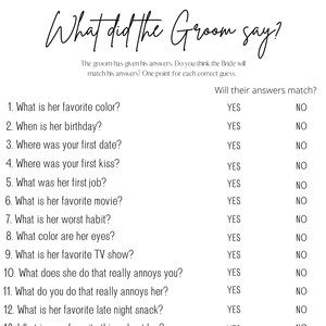 Bridal Shower Games