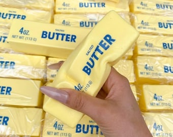 VIRAL Juguete antiestrés suave y esponjoso de espuma de mantequilla de crecimiento lento, súper perfumado y satisfactorio