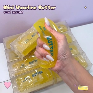 Mini Vaseline Coconut Oil Butter Squishy Moldable Stress Ball Fidget Desk Gift Party Favor