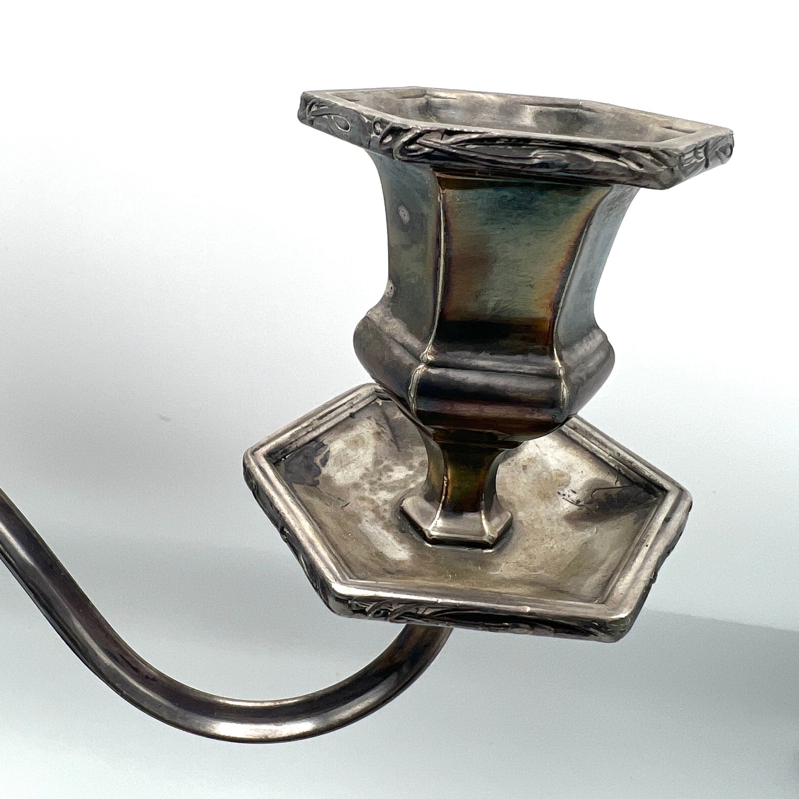 Victorian 1800's Reed and Barton Candelabra Candlestick Holder - Etsy