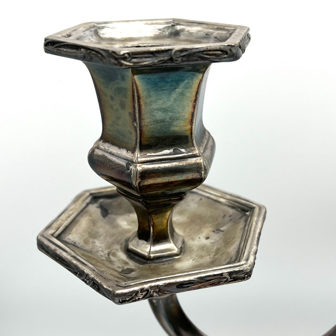Victorian 1800's Reed and Barton Candelabra Candlestick Holder - Etsy