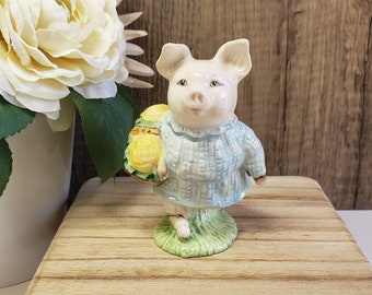 Vintage Royal Albert Beatrix Potter Little Pig Robinson Porcelain Figurine