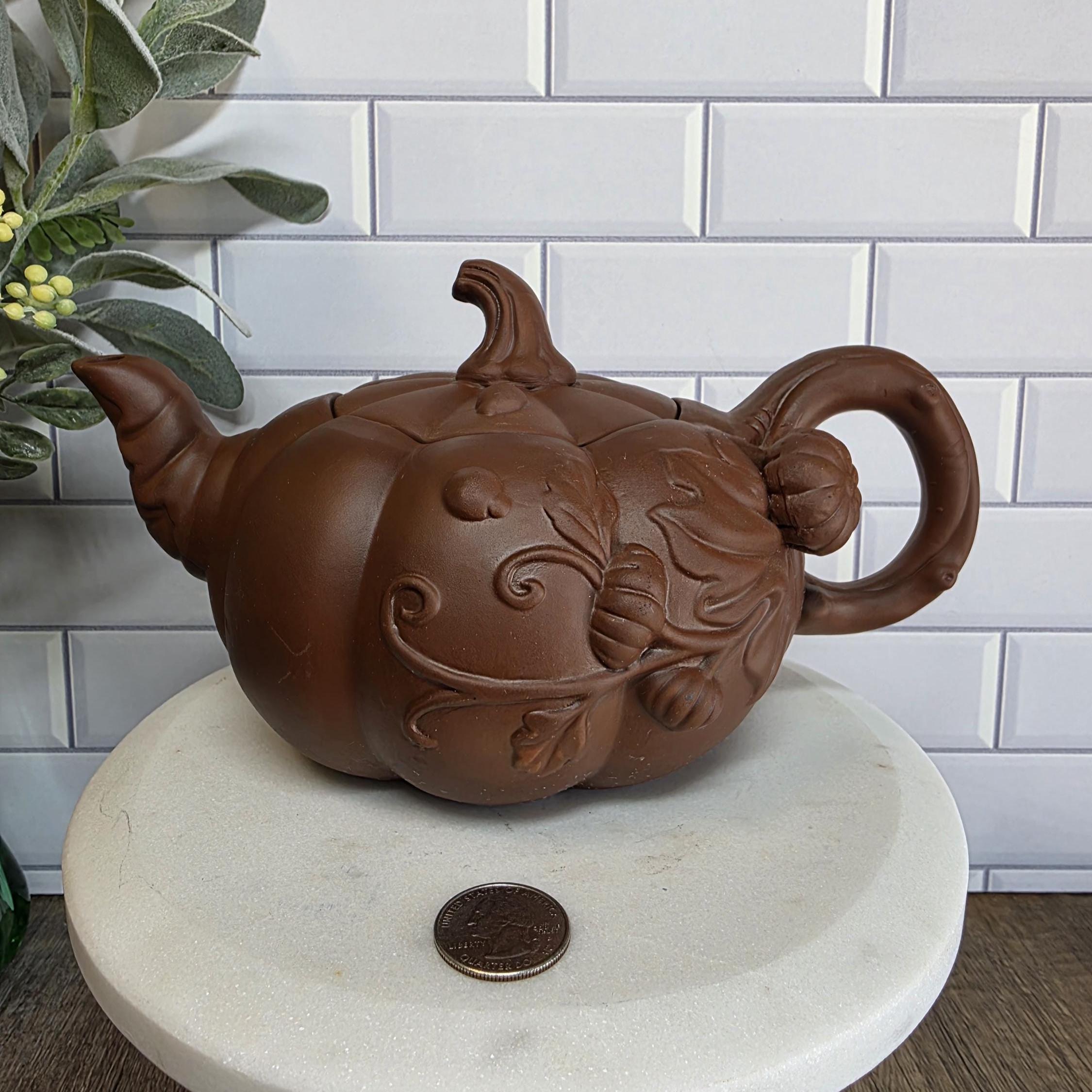 Vintage Authentic Chinese Yixing Zisha Clay Handmade Pumpkin/gourd