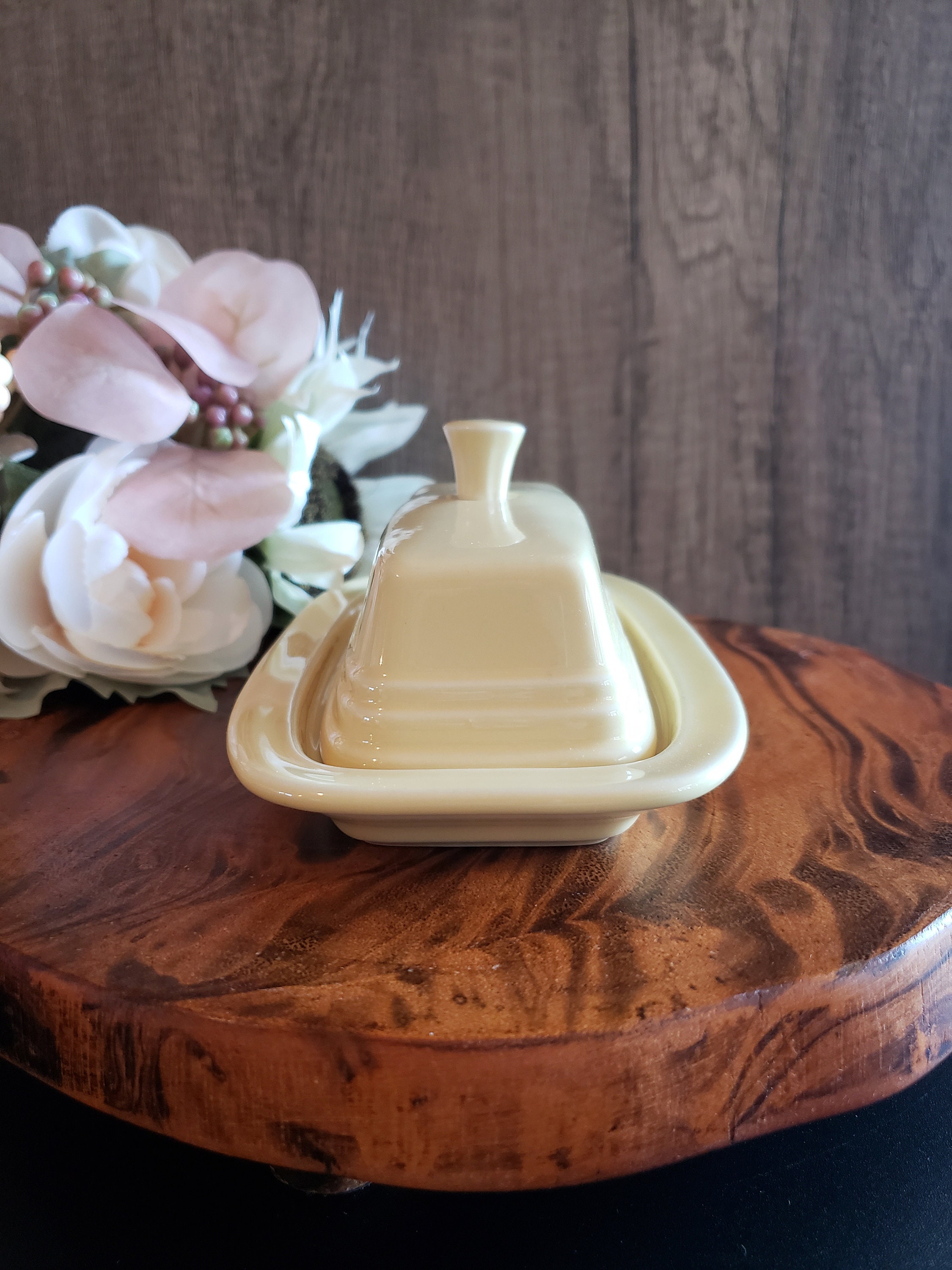 1990's Fiestaware Homer Laughlin Retired Small Butter Dish Etsy