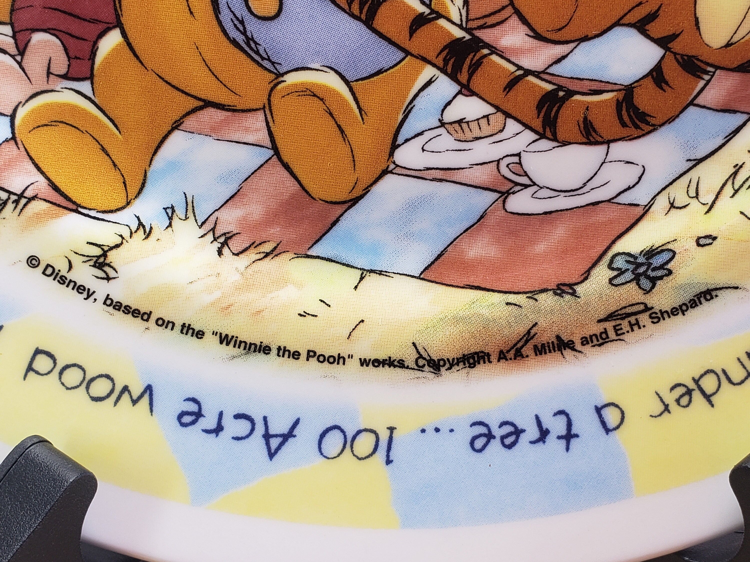 Vintage Winnie the Pooh Plate | Made in England, Disney Nursery