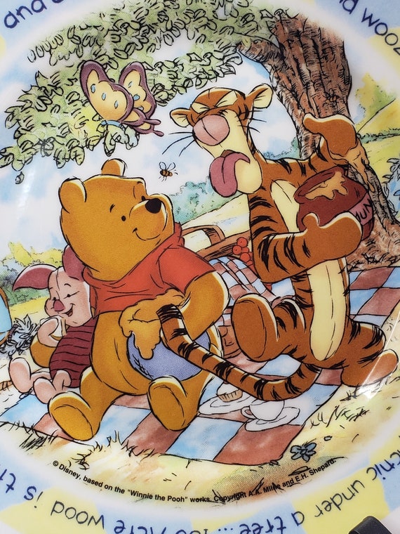 Vintage Winnie the Pooh Plate Wall Hanging Made in England | Gift