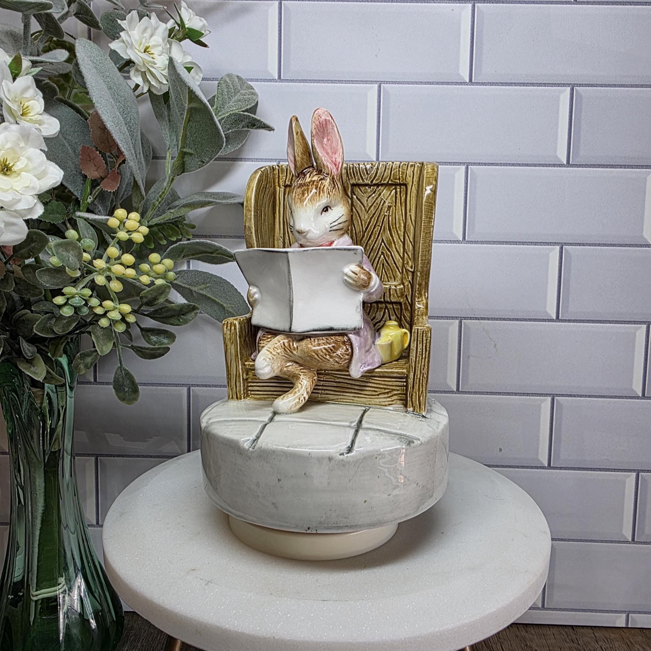 Vintage Beatrix Potter Music Box: Schmid 