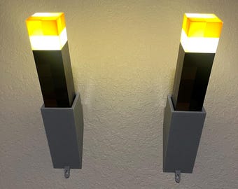 One Minecraft Torch Holder (torch NOT Included)