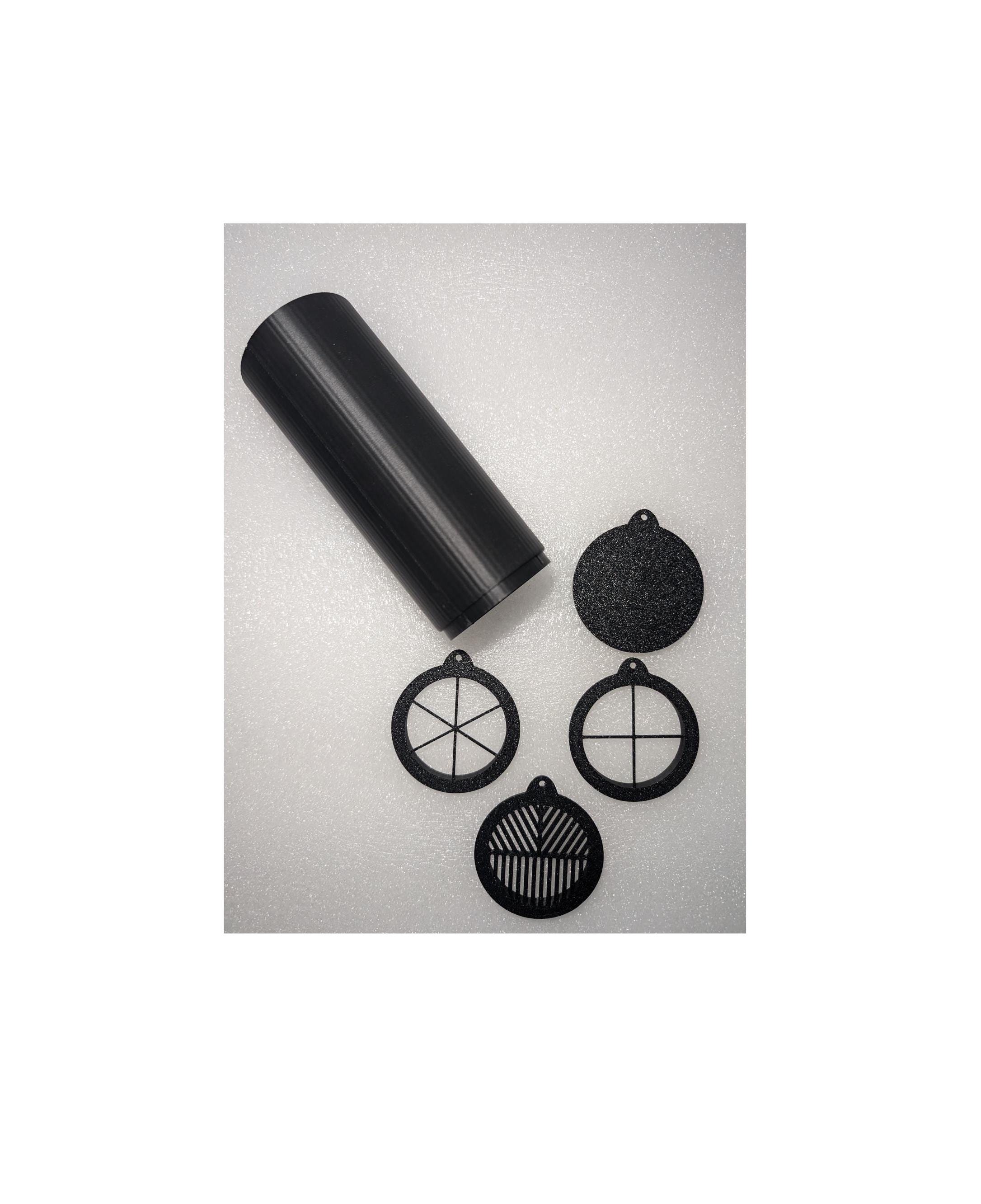 PETG _ ZWO SeeStar S50 Telescope Dew ~5 inches (131mm), TPU Cap Cover, Bahtinov Mask, & Diffraction Spike (COMBOs)