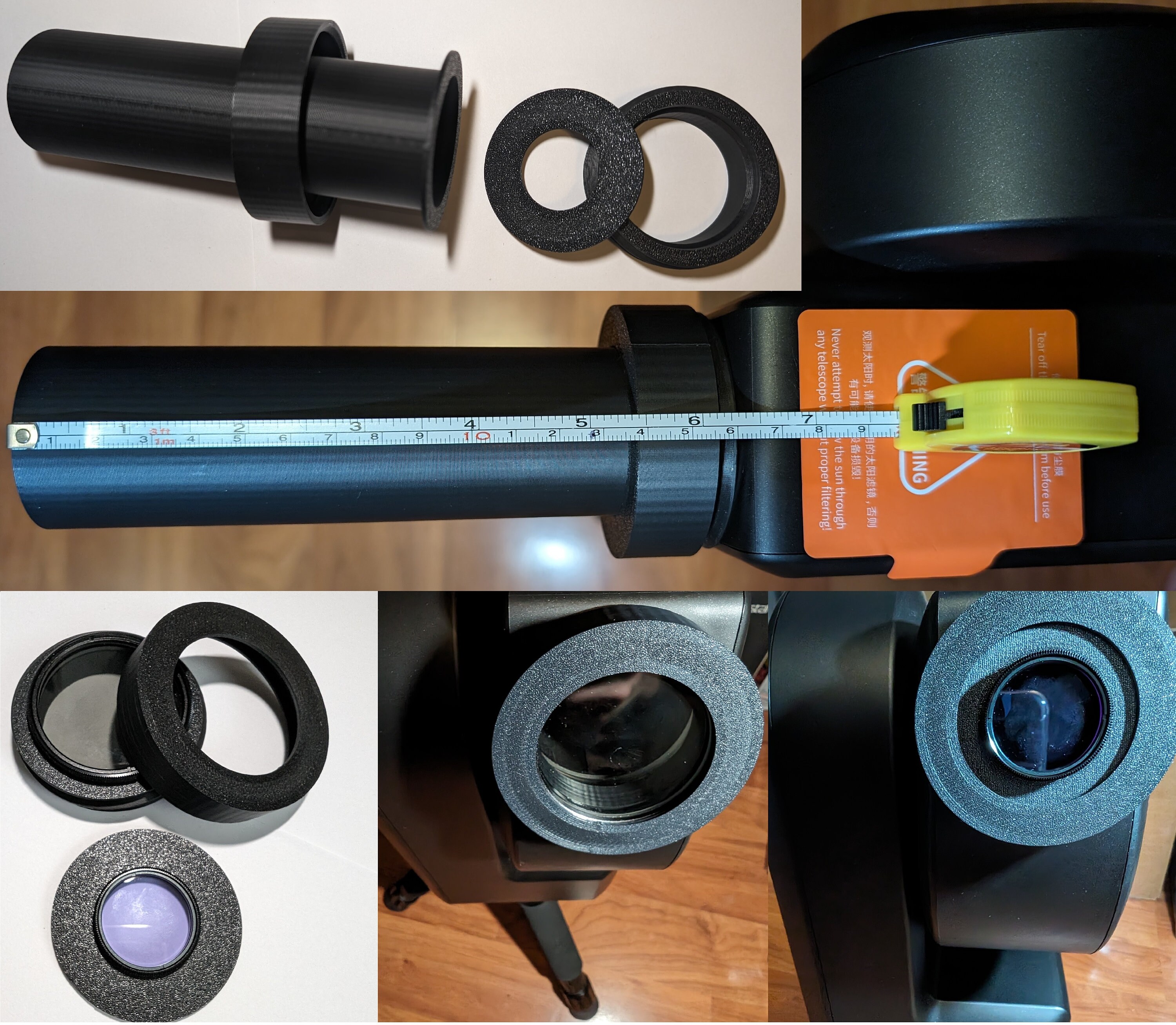 SEESTAR S50 FIELD Kit - Bahtinov, Filter Holders, Spiker, Cap, Dew