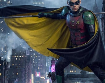 Capa de Robin/Superhéroe PLANTILLA DIGITAL