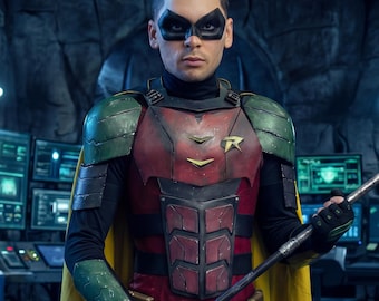 Plantillas digitales de armadura y capa de Robin para cosplay