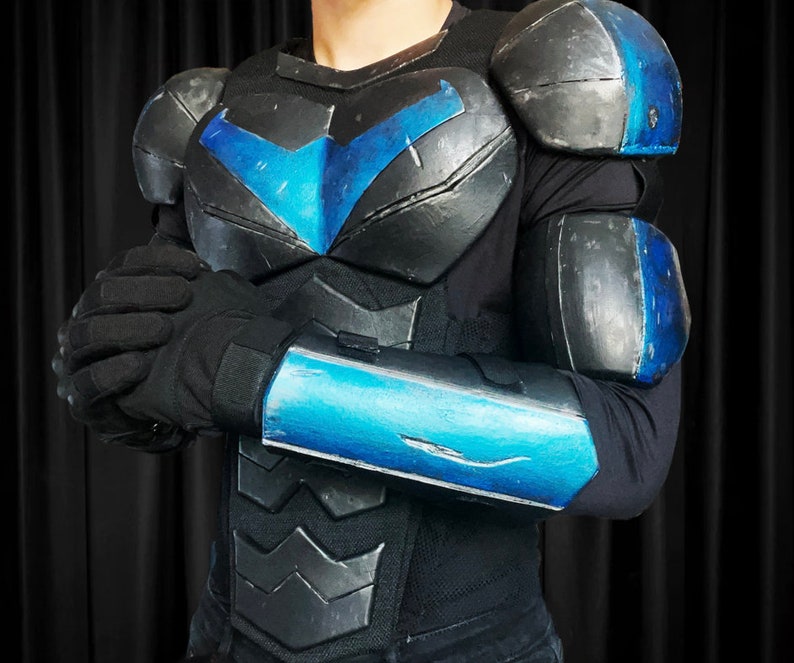 Nightwing Cosplay Gauntlet TEMPLATE Etsy