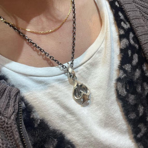 Lucky Number 13 Pendant, Sterling Silver Spade Charm - Etsy