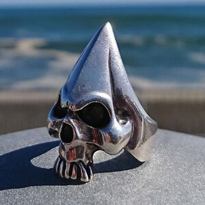 Skull Ring, Skull 925 Silver ring, Unisex Ring, Gothic Jewelry, Unique Ring, Silver Skull Ring, Gift For Him/Her, Anniversary Gifts