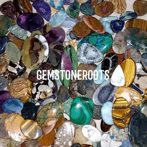 Mix Gemstone - Natural Gemstone Cabochon - Mix Cabochon Loose Stone - Mix Stones Supply - Semi Precious Mix Gemstone Lot - Mix CrystalS Cabs