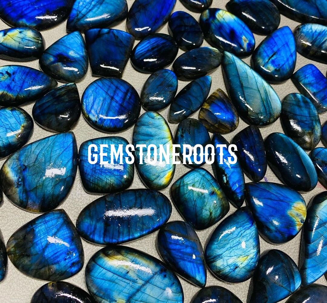 Amazing Labradorite Crystal Blue Fire Labradorite Gemstone Blue Fire ...