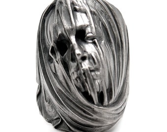 Unique Skull Ring | Sterling Silver Unisex Jewelry |
