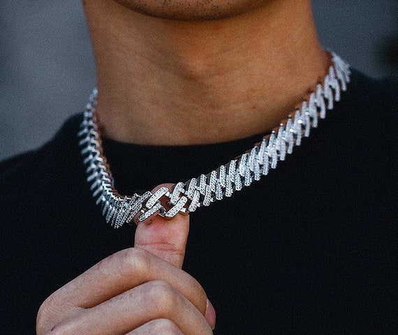 Miami Rapper Gothic Cuban Chain Necklace Men's and Women's Wild
