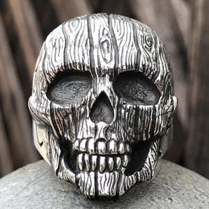 Skull 925 Sterling Silver Ring | Skull Mens Ring | Unique Skull Ring | Gothic Jewelry | Biker Ring | Handmade Silver Ring | Gift For Him